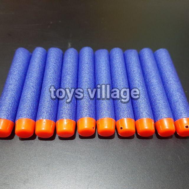 1Pcs/Biji - Peluru Nerf / Nerf Dart Bullet Foam Reffil for Zombie / Modulus N-Strike & Sejenisnya-Dark Blue