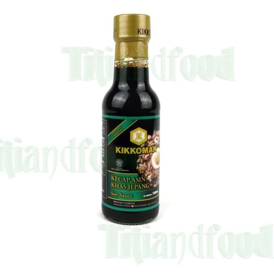 

uuttudd Kikkoman Soy Sauce 150 Ml | Shoyu Kecap Asin Khas Jepang Halal Mui Fsfs201