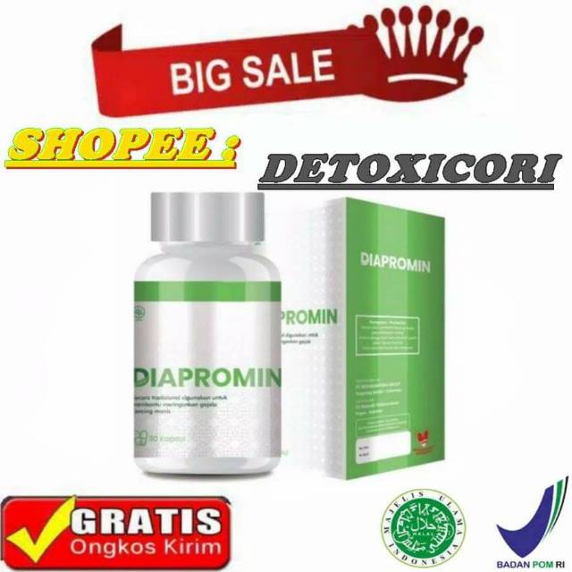 Diapromin Asli Obat Herbal Diabetes Kencing Manis Original