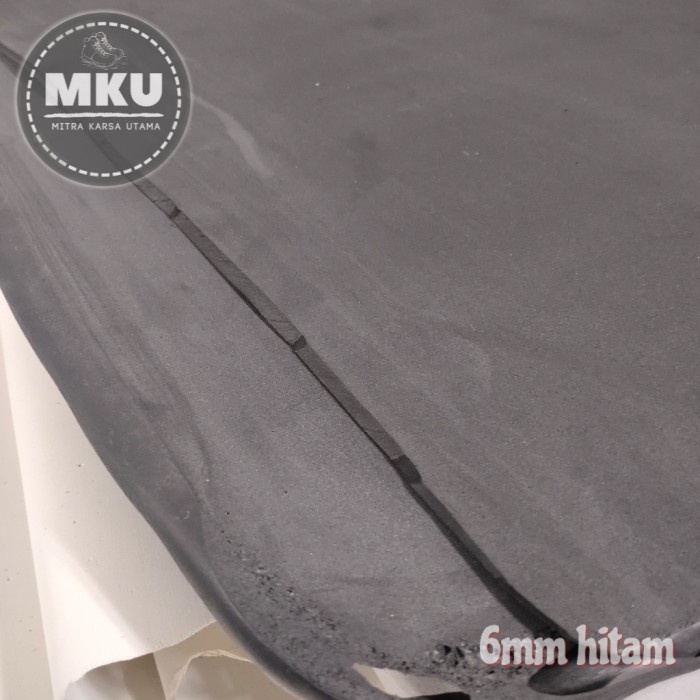 SPON EVA 130X230CM LEMBARAN TEBAL 6MM HITAM BUSA ATI SPON ATI