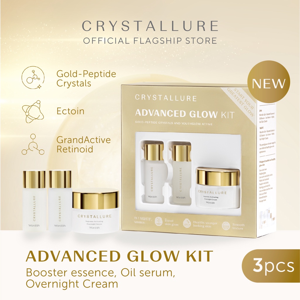 Crystallure Advanced Glow Kit (Produk antiaging untuk kulit glowing)-2