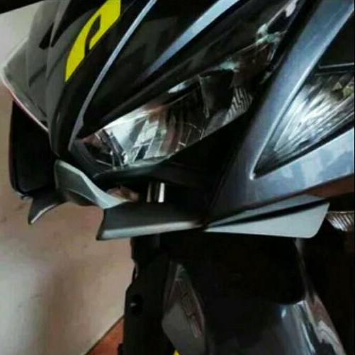 Winglet Yamaha Aerox 155 VND Original Bahan Plastik ABS Warna Hitam