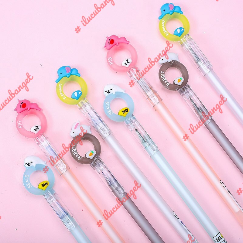 

PULPEN GEL LUCU PEN GEL ORIGINAL PREMIUM BABI KELINCI GAJAH SEAL