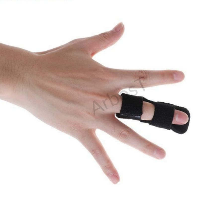 Finger Splint Finger Mallet Pelindung Jari Deker Jari Tangan Anti Nyeri Patah Tulang