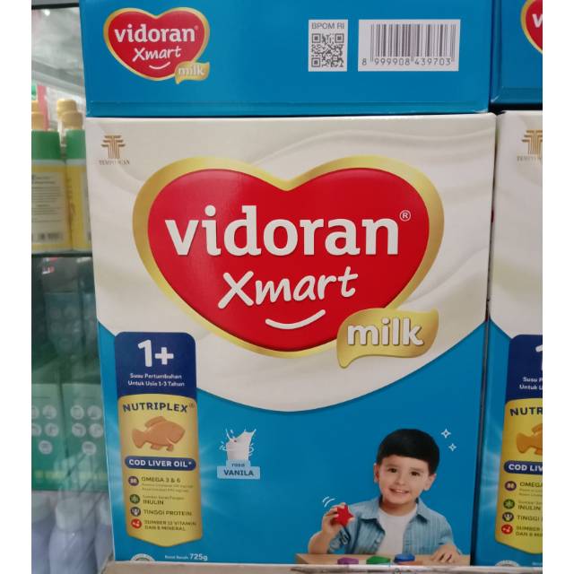 

VIDORAN XMART 1 PLUS, SUSU PERTUMBUHAN 1-3 TAHUN, 725 GR