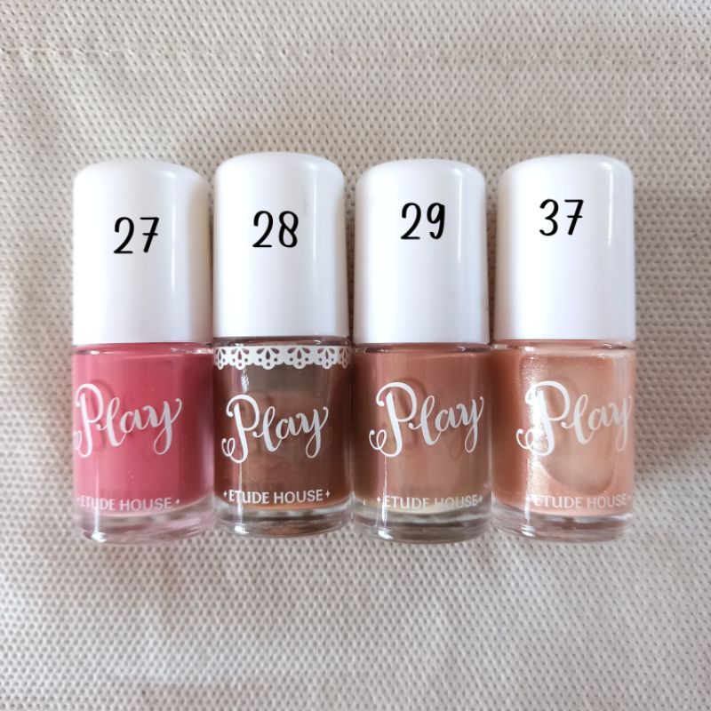 etude house play nail daily color brown series | kutek etude original | etude play nails | kutek war