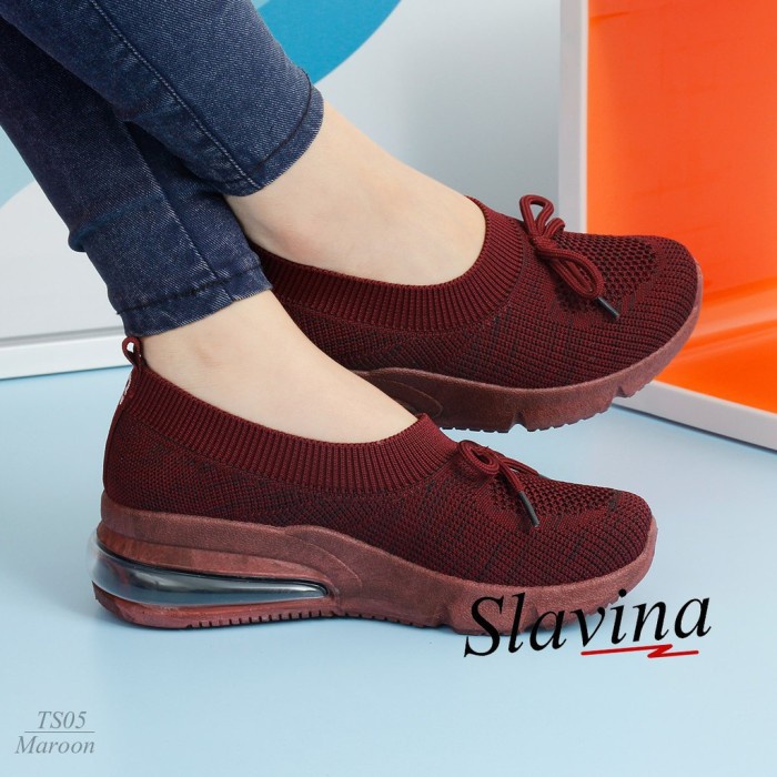 Sepatu Wanita Slavina Wedges Sneaker TS05