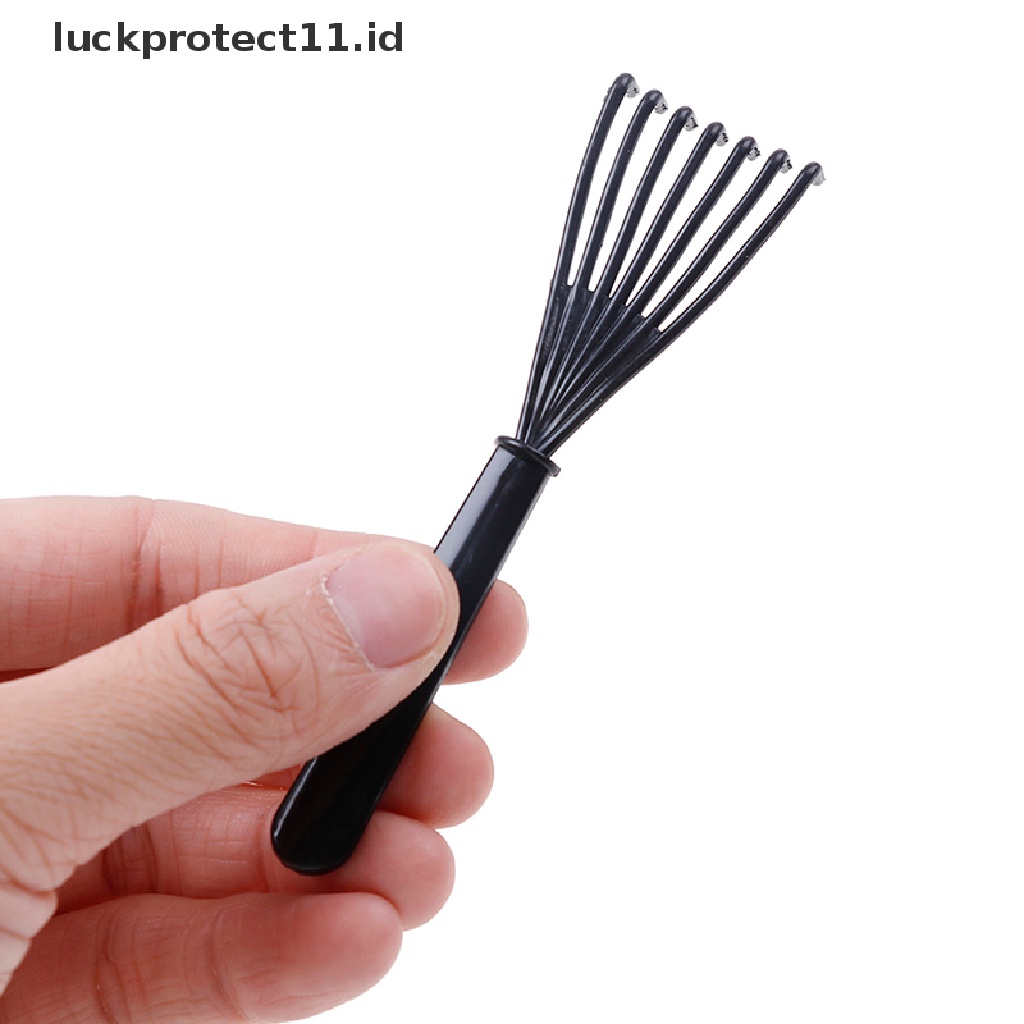 &lt; Luckprotect11. &lt; Luckproteksi2pcs / Set Sisir Pembersih Rambut Lembut