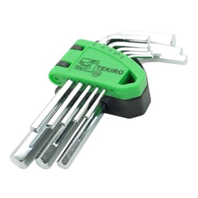 KUNCI L SET 8 PCS PENDEK TEKIRO 8PCS HEX KEY SHORT SET 