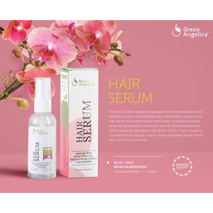 Hair Serum Green Angelica Menumbuhkan dan Menyehatkan Rambut