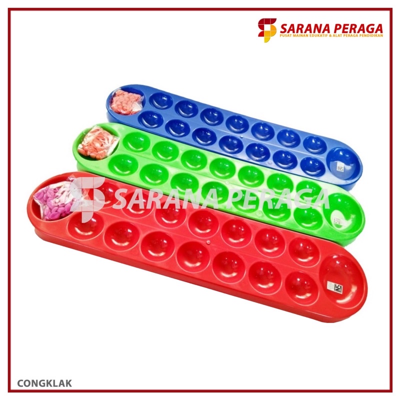 SaranaPeraga - Congklak Plastik dan Buah / Congklak Plastik Sedang - Mainan Edukasi Anak
