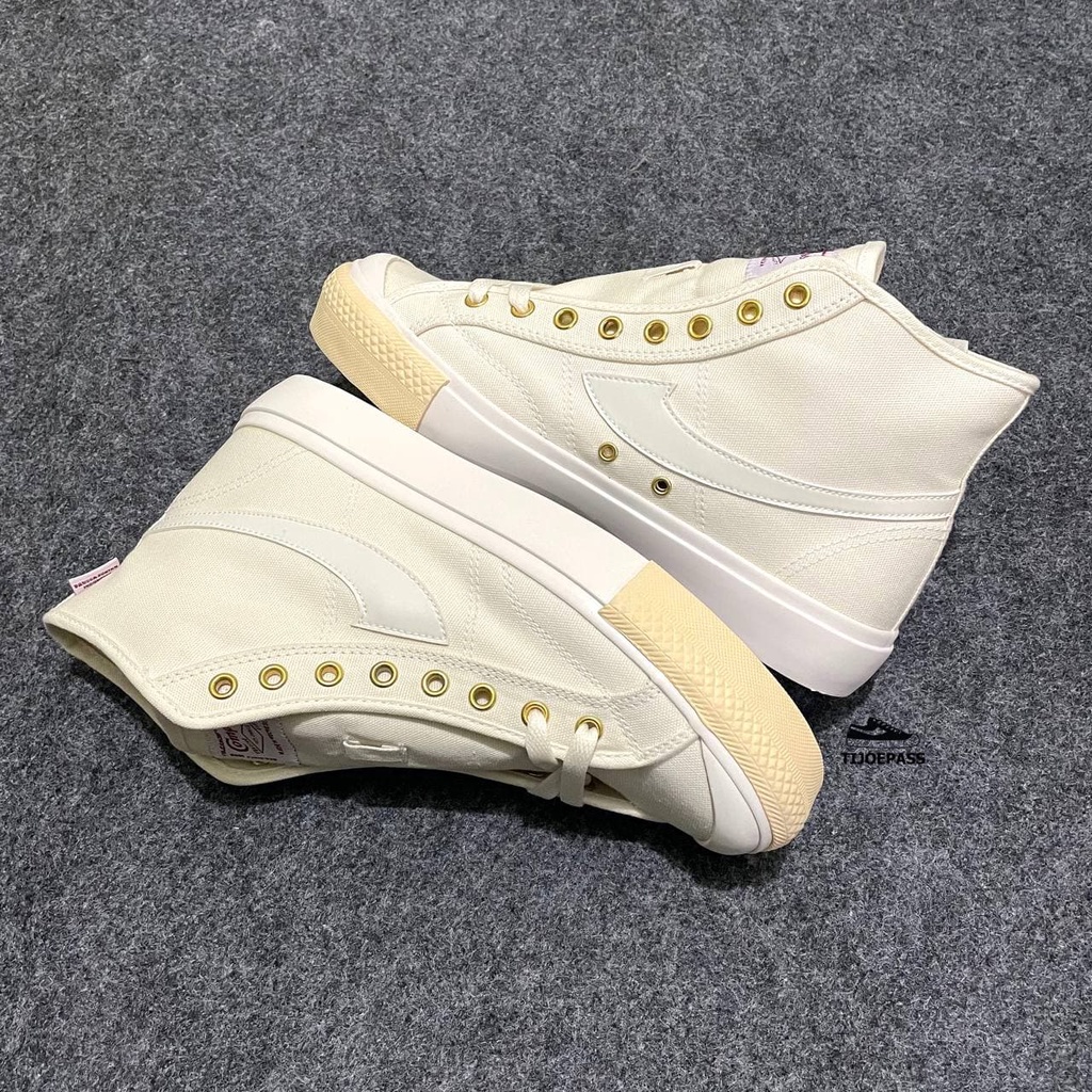 [ORIGINAL] SEPATU COMPASS GAZELLE HIGH CREAM