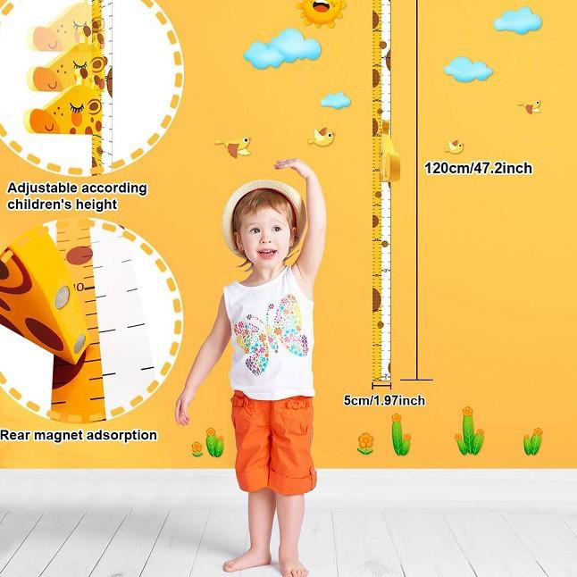 wall magnet height chart meteran pengukur tinggi badan anak