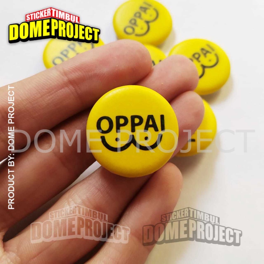 OPPAI PIN PENITI 25MM BUTTON PIN AKSESORIES ROMPI AKSESORIES TAS