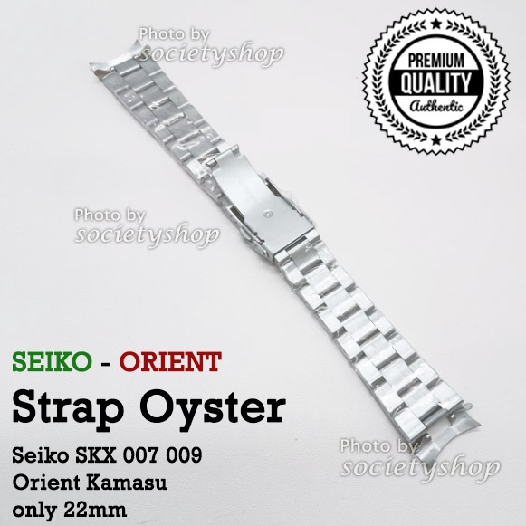 OYSTER HANYA STRAP Rantai Jam Tangan Seiko Orient Kamasu Watch 22mm tali 22