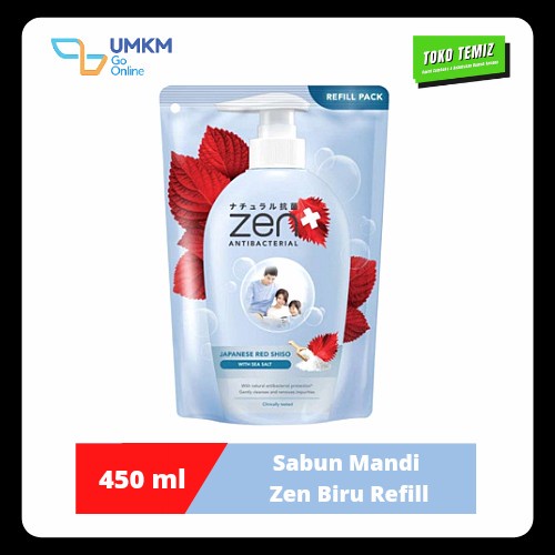 Zen Biru Sabun Cair Refill 450 ML