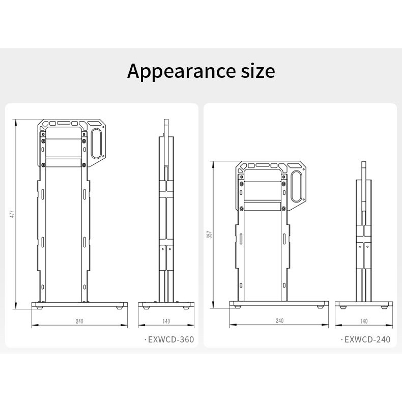 BARROW EXWCD-240 External 240mm Water Cooling Dock Bracket