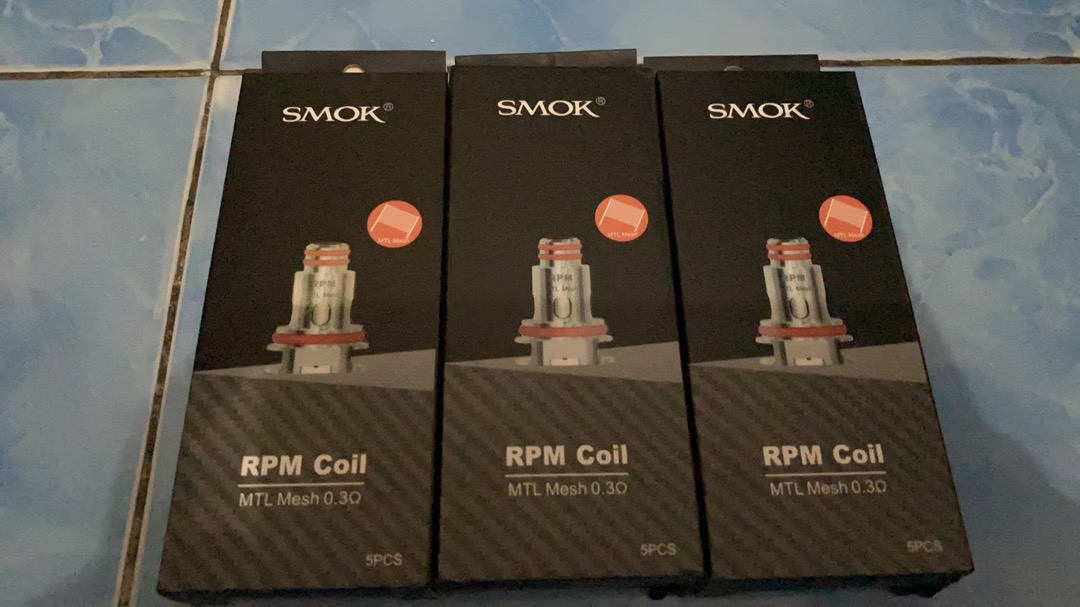 Coil Rpm Mesh Ukuran 0,3 Ohm Harga 1 Pack Isi 5 Biji