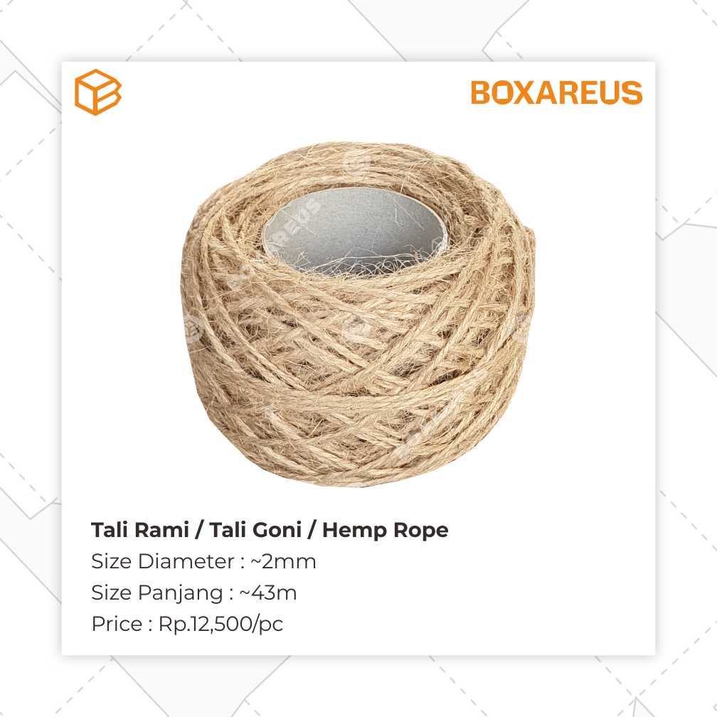 Tali Rami / Tali Goni / Hemp Rope