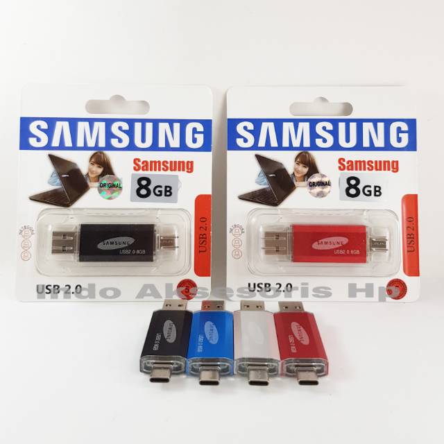 Flashdisc OTG USB Type C SAMSUNG 8GB 8 GB ORIGINAL Flashdisk Flashdrive