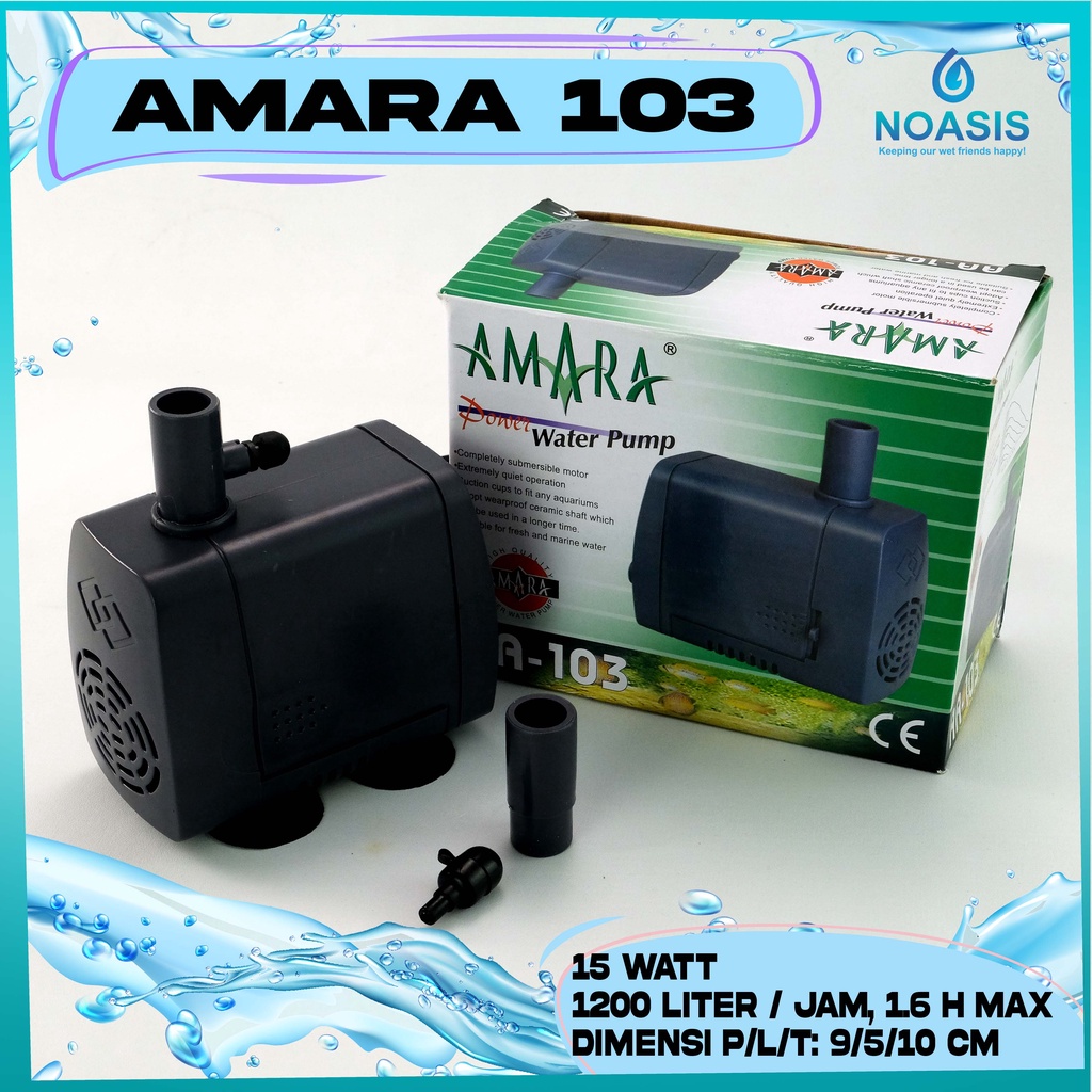 AMARA AA-103 AA 103 POMPA AQUARIUM KOLAM DAN HIDROPONIK AKUARIUM