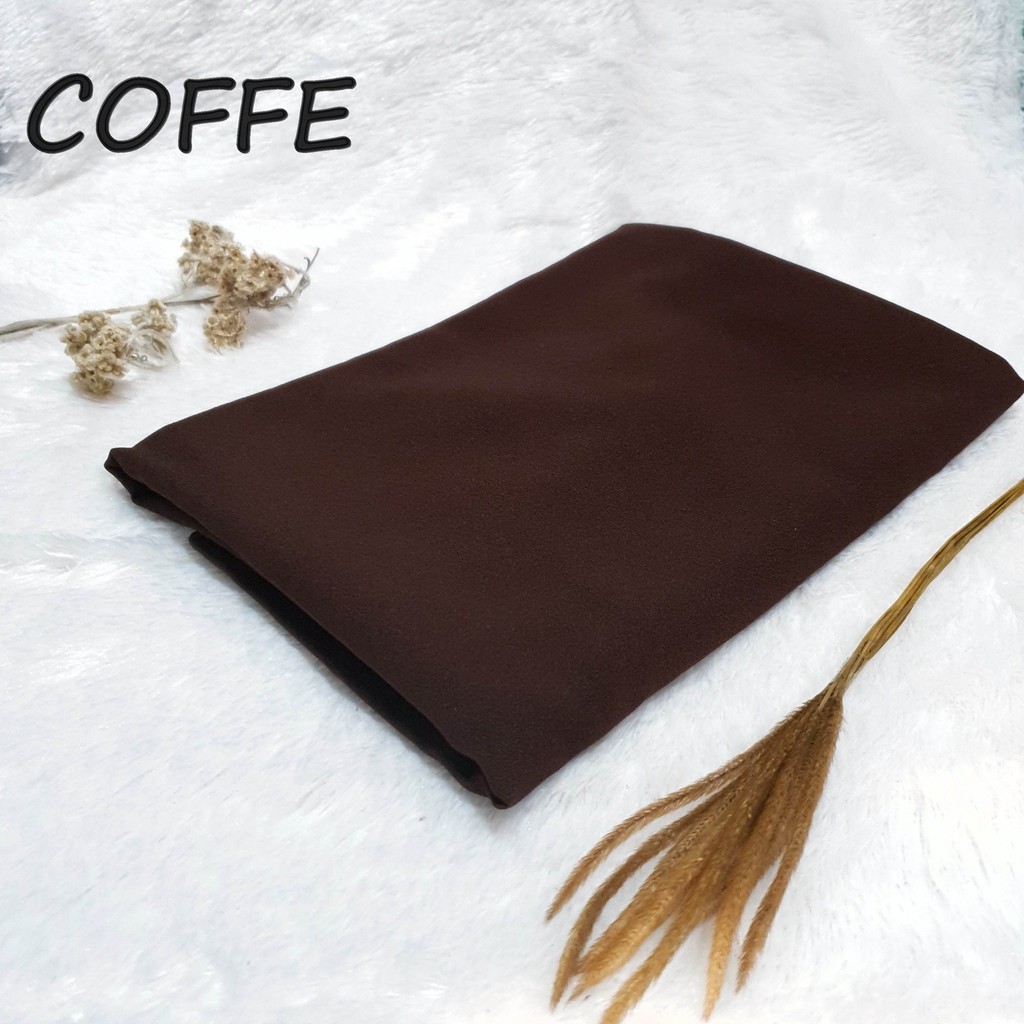 Pashmina Tali 200cm Diamond Italiano 75x200cm Pasmina Pastal Jumbo-coffe