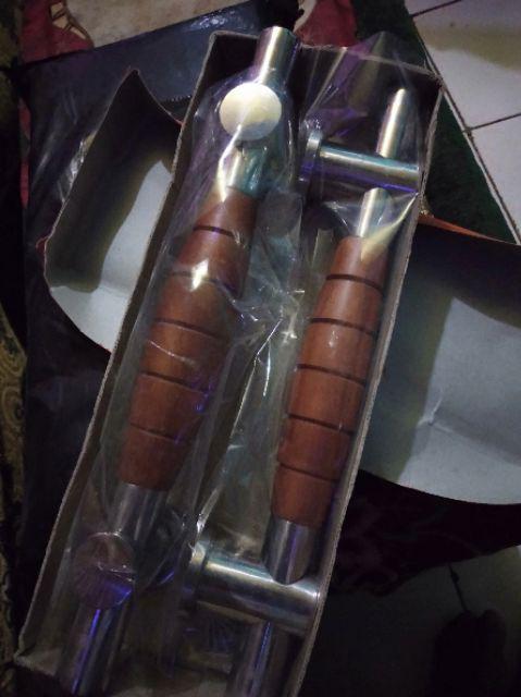 Handle Pintu Natural Tarikan Pintu Cklt Gagang Pintu Rumah Minimalis Kayu Kunci Stainles Roket 33 Cm