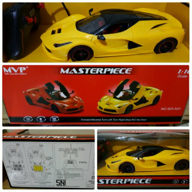 Mainan mobil remote baterai cas