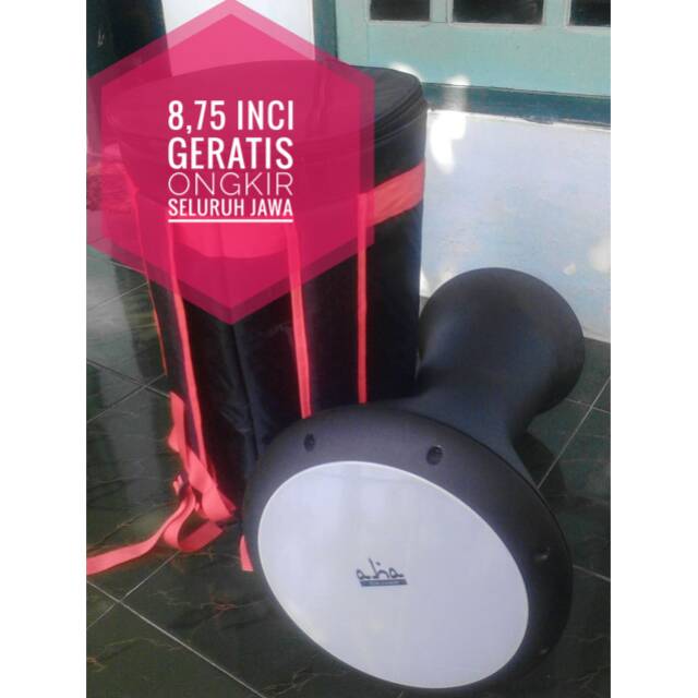 Darbuka aha 8,75 inci hitam dop GERATIS ONGKIR JAWA, darbuka 8 34 in mika aha percussion