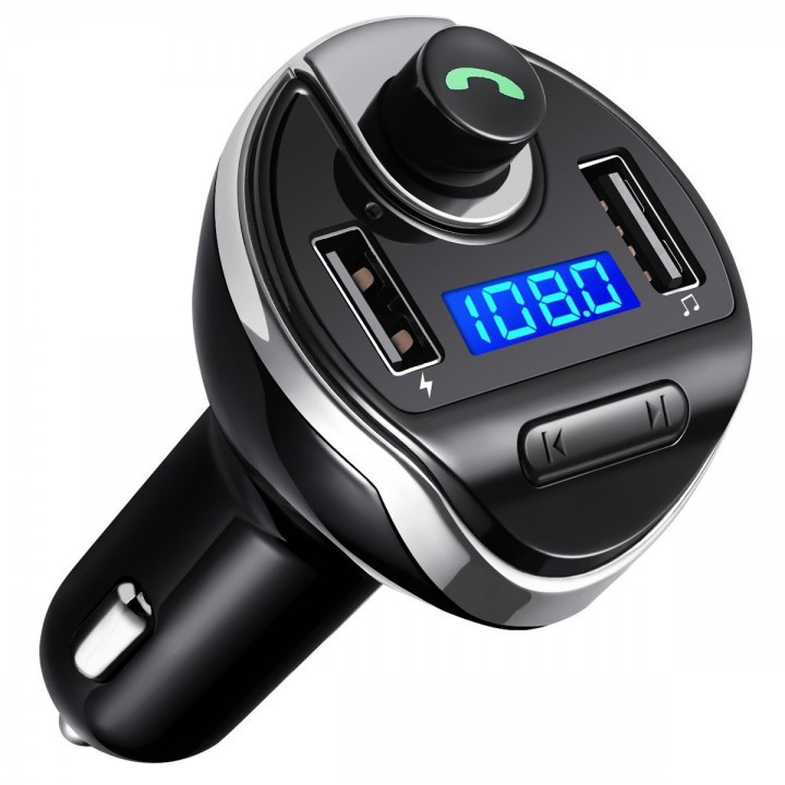 T20 Car Bluetooth V3.0 Handsfree 5V 3.1A FM Transmitter Car Charger MP3 Player