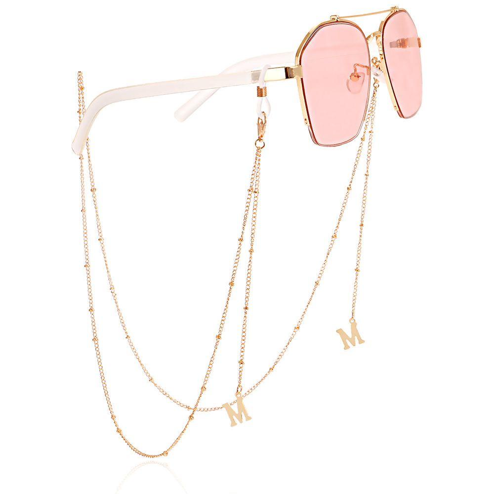 Lily Mutiara Rantai Kacamata Wanita Anti Slip Kacamata Wajah Lanyard Sunglasses Strap