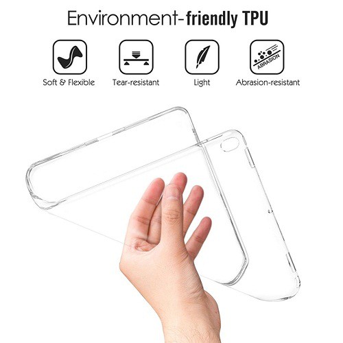SBT-001 Samsung Tab A 8 Inch 2019 P205 Silikon Bening Clear TPU Cover Shock Absorption Tablet