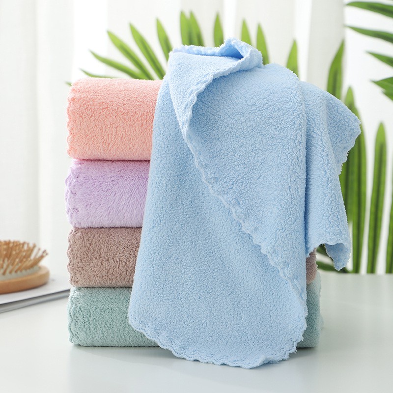 HANDUK MUKA LEMBUT POLOS BAYI DEWASA UK 35X75 BAHAN MICROFIBER QUICK DRY TOWEL