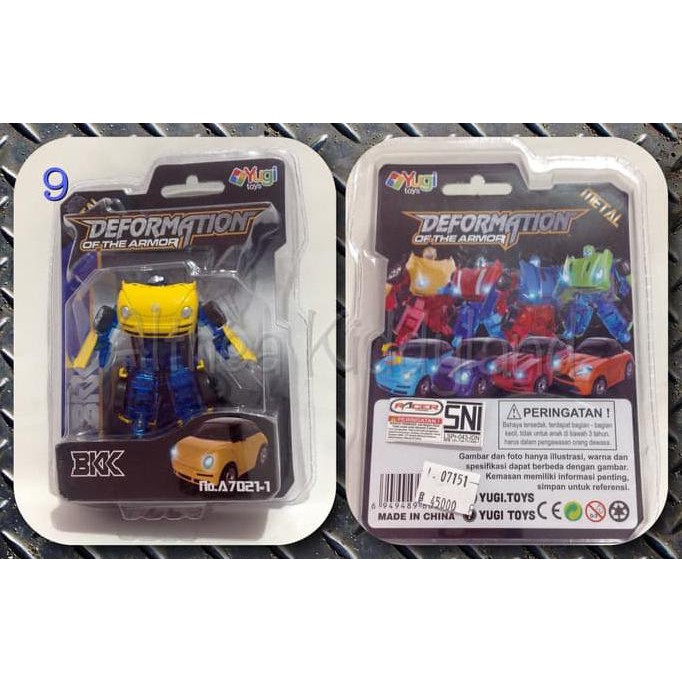 Mainan Anak Robot Mobil Deformation of The Armor Mika - 7021