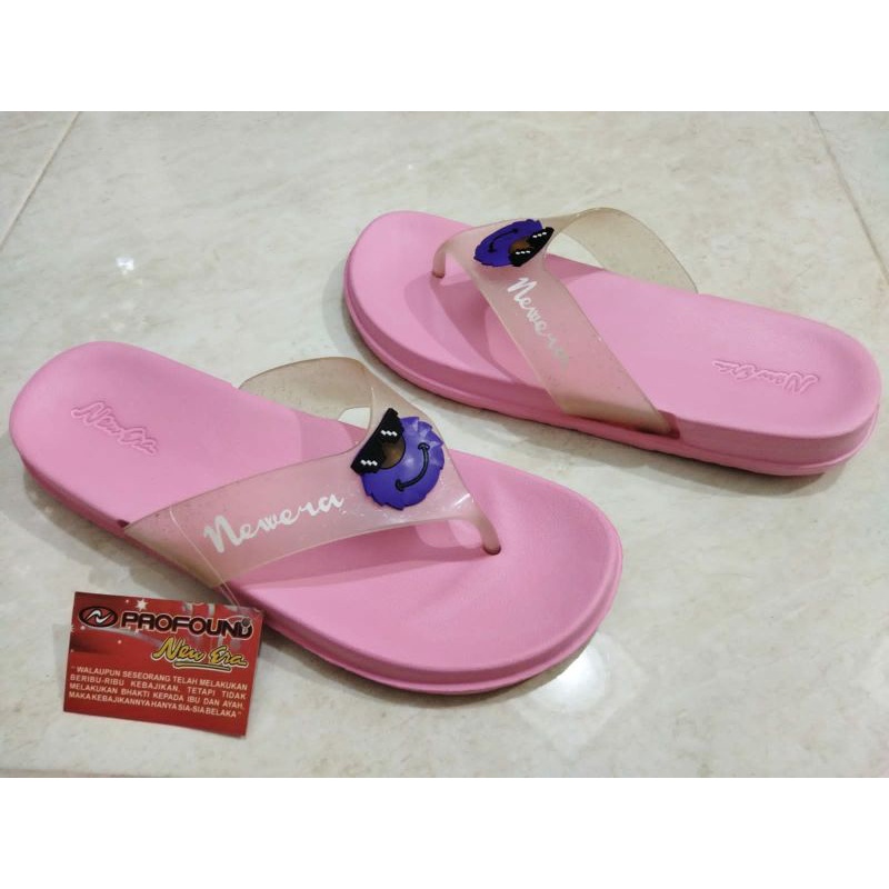 Sandal Jepit Wanita New Era Karakter Kartun