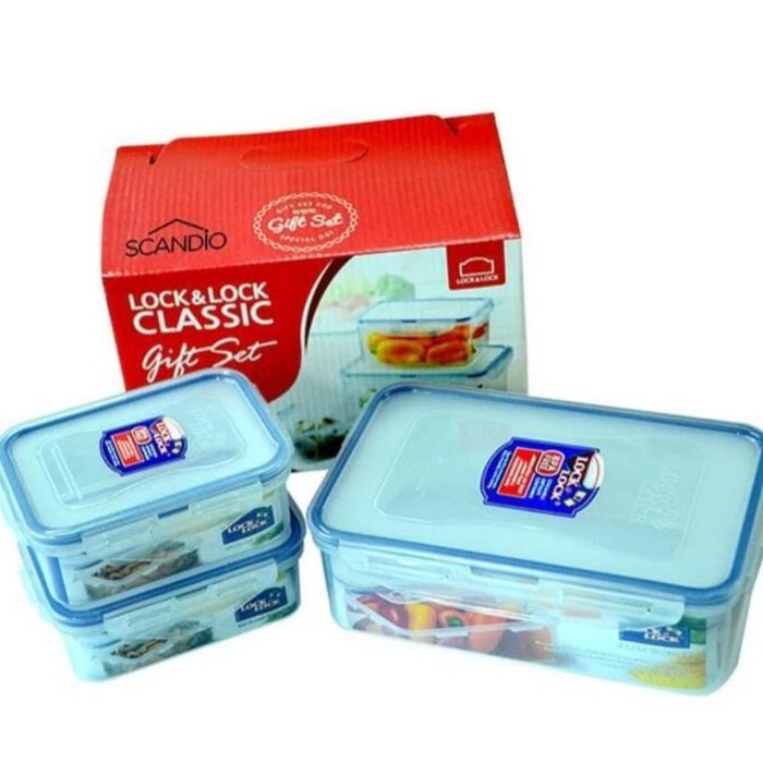 Order Langsung Lock&Lock Gift Set 3 Pcs Original Lock and Lock Limited