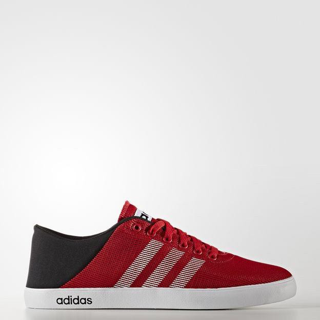 red and black adidas men