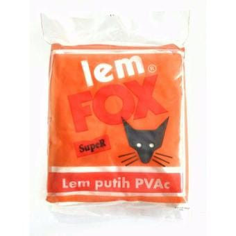 

MERAH SUPER LEM KAYU / KERTAS FOX PUTIH PVAC 350GR KEMASAN PLASTIK SACHET