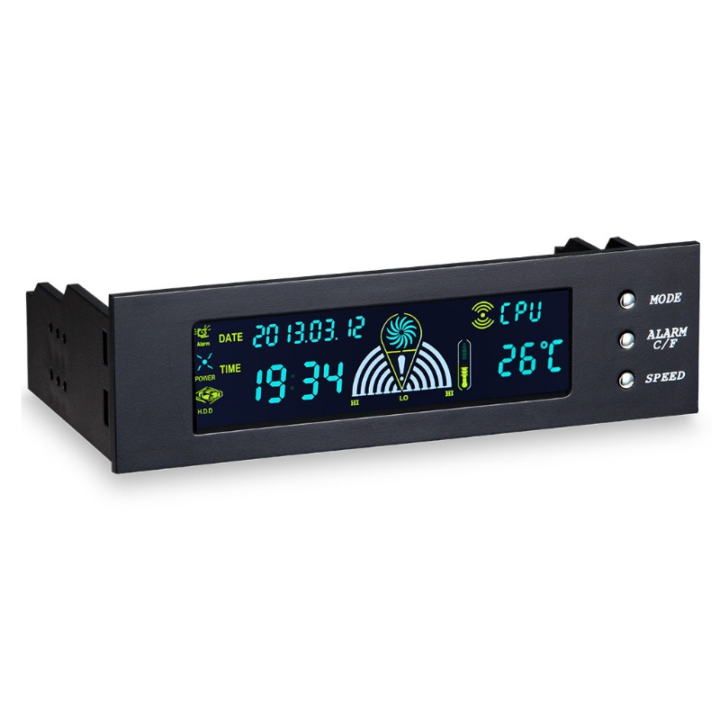 Btsg 5.86 &quot;Pengontrol Kipas Komputer PC Tahan Lama Sensor Suhu PC Cooling