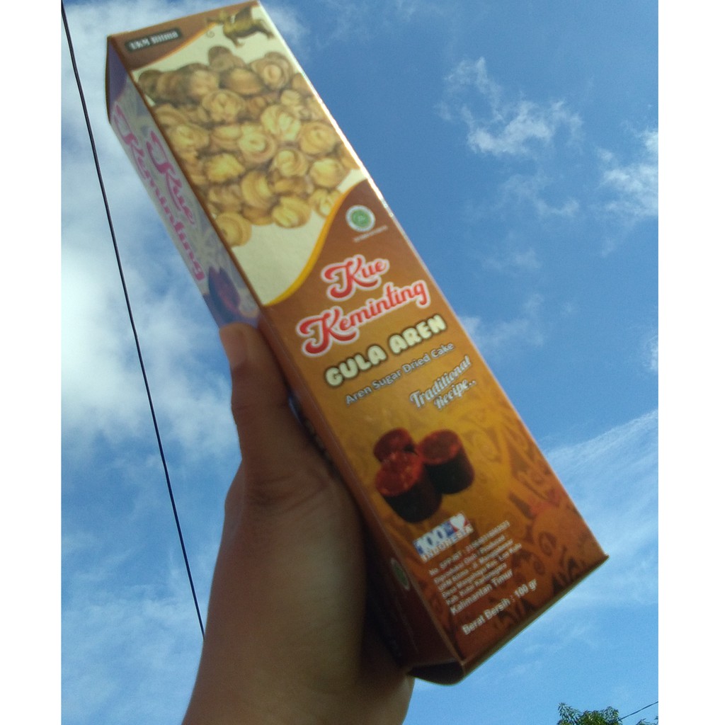 

Kue keminting gula aren (kemasan kotak)