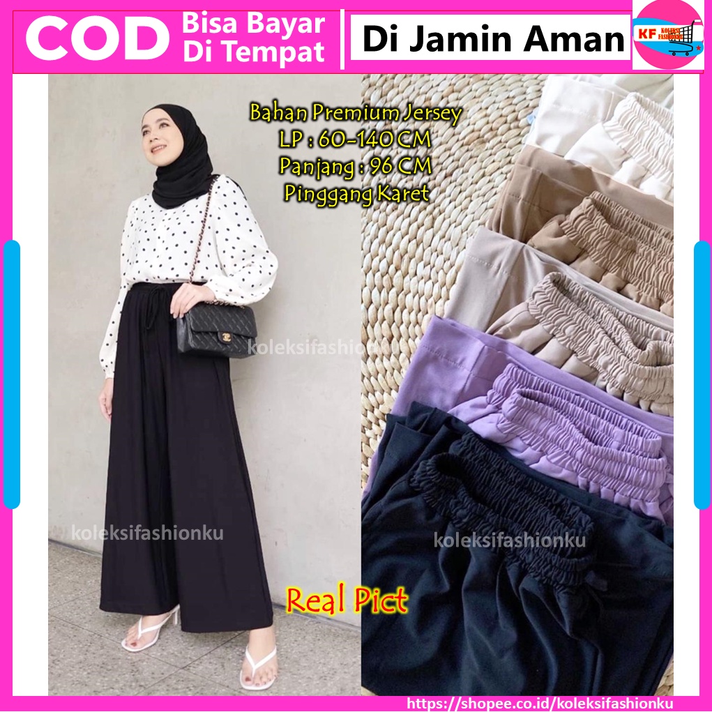 Celana Clana Jelana Kulot Jean Jeans Levis Wanita Cewek Jumbo Panjang Kekinian Terbaru Premium Murah