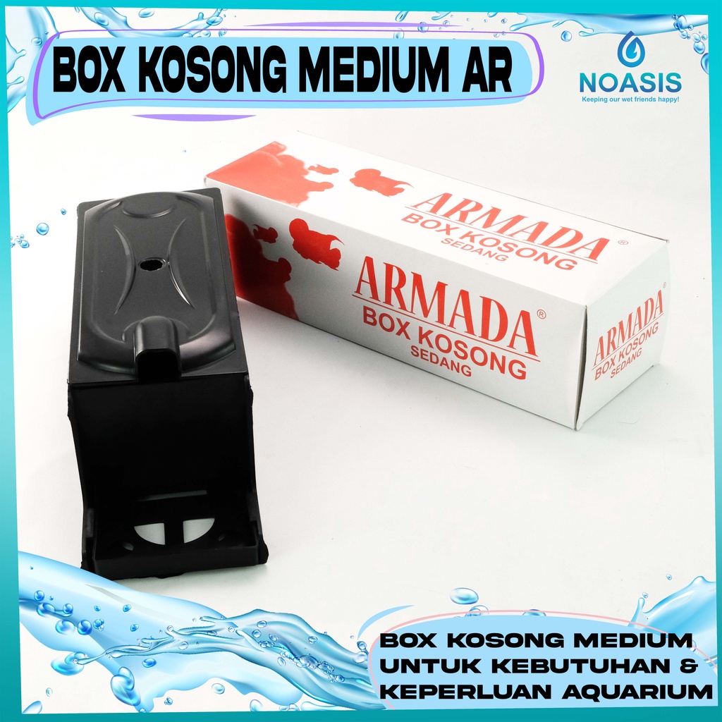 TOP FILTER BOX AQUARIUM FILTER ATAS ARMADA KOSONG SEDANG MEDIUM