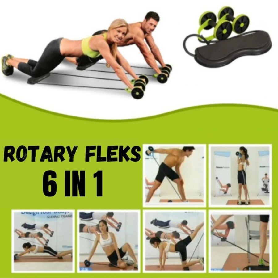 INSTANT Rotary Fleks 6 in 1 Olahraga Dirumah Ga Khawatir Lagi