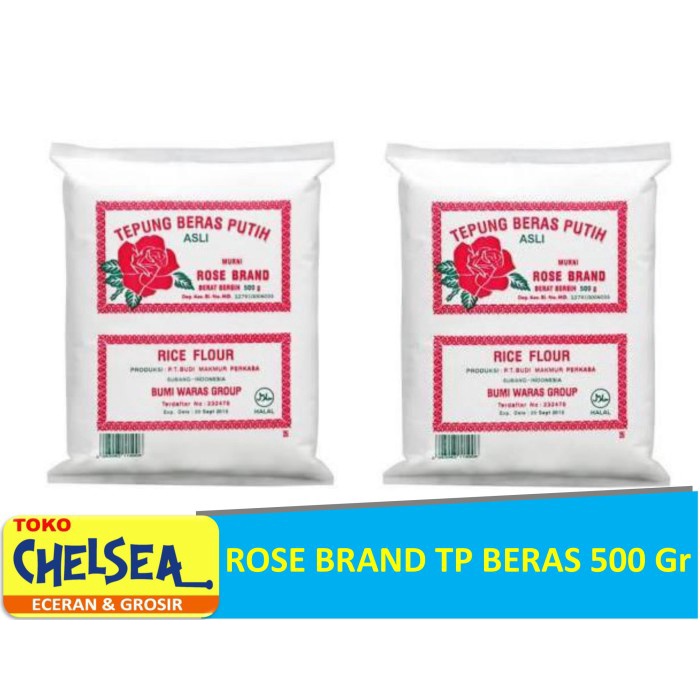 

Ketan-Beras-Tepung- Rose Brand Tepung Beras 500 Gr -Tepung-Beras-Ketan.