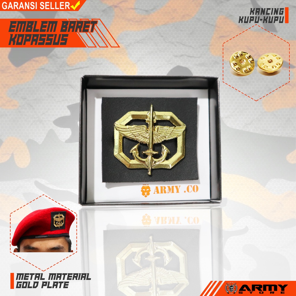 Jual Emblem Baret Kopassus Shopee Indonesia