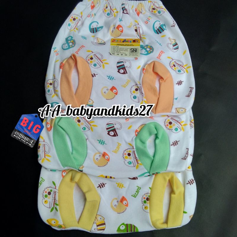 3 PC AIRIN CELANA POP BAYI MOTIF PRINT LEMBUT DAN SNI