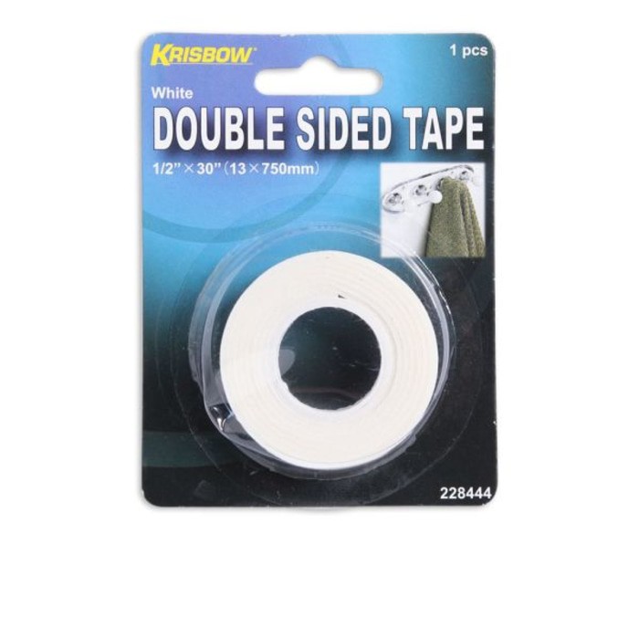 

Perekat Dua Sisi | Krisbow Double Tape 1/2 x 30