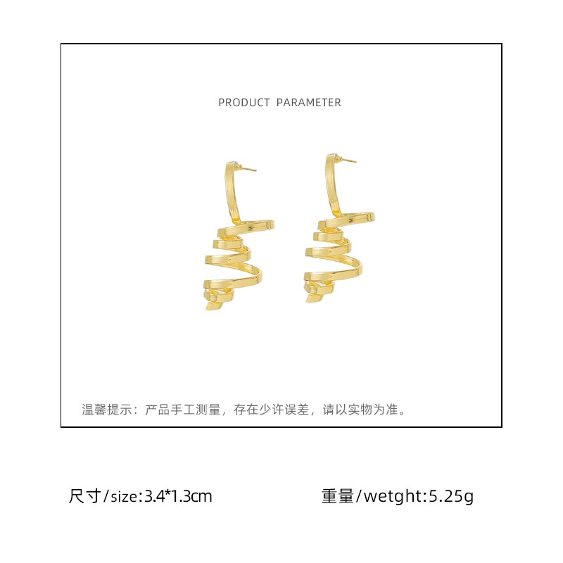 S925 Korea niche desain personalized anting-anting perempuan ins angin dingin Net merah anggun antin