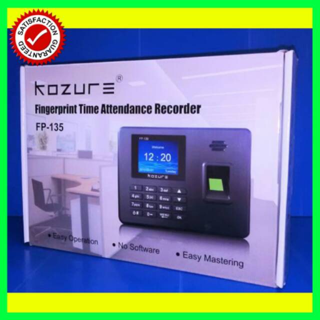 KOZURE FP-135 - Mesin Absensi Absen Sidik Jari/Fingerprint #Best Product &amp; High Quality  #ORIGINAL #