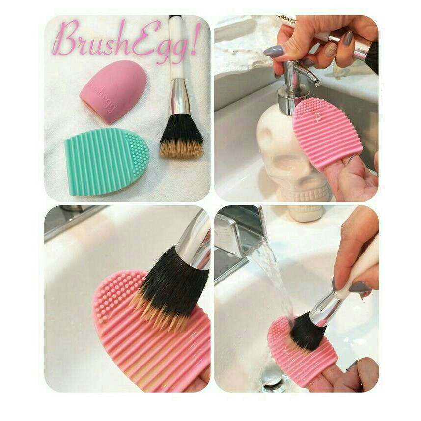 BRUSH EGG - Pembersih Kuas - Egg Brush - Alat Pencuci Kuas - KAK-85 (BRUSHEGG)